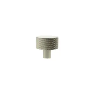 MHCS1532SN - Millhouse Brass Paddington Spiral Round Cabinet Knob Handle - Satin Nickel