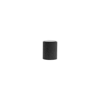 MHCS1420MB - Millhouse Brass Paddington Spiral Cylinder Cabinet Knob Handle - Matt Black