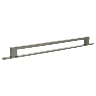 Click Here To Enlarge This Photo Of MHCNB17320SN - Millhouse Brass Empire Slim Cabinet Pull Handle on Backplate 320mm - Satin Nickel