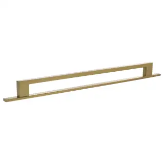 MHCNB17320SB - Millhouse Brass Empire Slim Cabinet Pull Handle on Backplate 320mm - Satin Brass