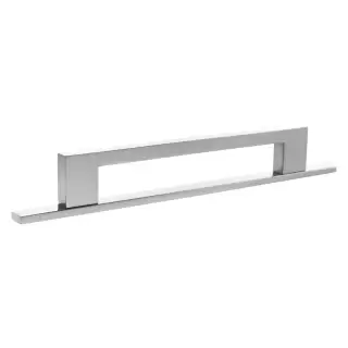 MHCNB17160PC - Millhouse Brass Empire Slim Cabinet Pull Handle on Backplate 160mm - Polished Chrome