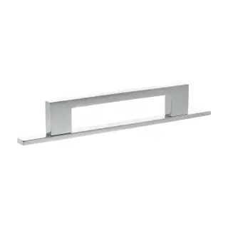 MHCNB17128PC - Millhouse Brass Empire Slim Cabinet Pull Handle on Backplate 128mm - Polished Chrome