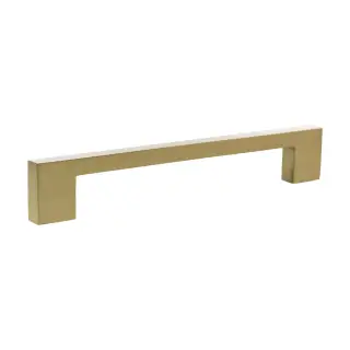 MHCN17160SB - Millhouse Brass Empire Slim Cabinet Pull Handle 160mm - Satin Brass
