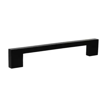 Click Here To Enlarge This Photo Of MHCN17160MB - Millhouse Brass Empire Slim Cabinet Pull Handle 160mm - Matt Black