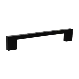 MHCN17160MB - Millhouse Brass Empire Slim Cabinet Pull Handle 160mm - Matt Black