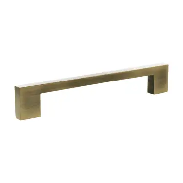 Click Here To Enlarge This Photo Of MHCN17160AB - Millhouse Brass Empire Slim Cabinet Pull Handle 160mm - Antique Brass