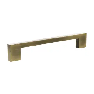 MHCN17160AB - Millhouse Brass Empire Slim Cabinet Pull Handle 160mm - Antique Brass