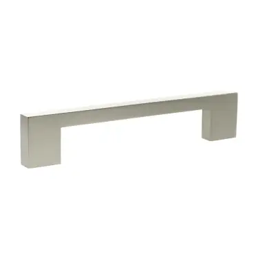 Click Here To Enlarge This Photo Of MHCN17128SN - Millhouse Brass Empire Slim Cabinet Pull Handle 128mm - Satin Nickel