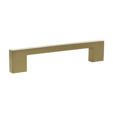Click Here To Enlarge This Photo Of MHCN17128SB - Millhouse Brass Empire Slim Cabinet Pull Handle 128mm - Satin Brass