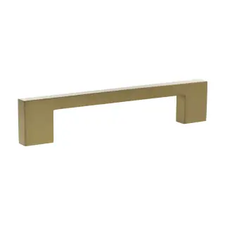 MHCN17128SB - Millhouse Brass Empire Slim Cabinet Pull Handle 128mm - Satin Brass