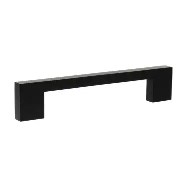Click Here To Enlarge This Photo Of MHCN17128MB - Millhouse Brass Empire Slim Cabinet Pull Handle 128mm - Matt Black