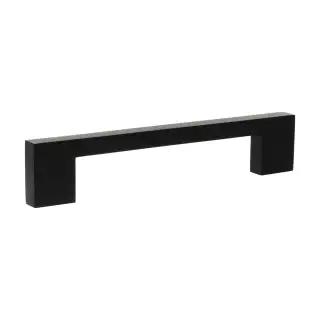 MHCN17128MB - Millhouse Brass Empire Slim Cabinet Pull Handle 128mm - Matt Black