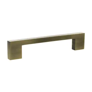 MHCN17128AB - Millhouse Brass Empire Slim Cabinet Pull Handle 128mm - Antique Brass