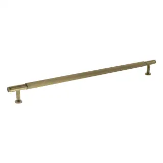 MHCL17320AB - Millhouse Brass Battersea Linear T-Bar Cabinet Pull Handle 320mm - Antique Brass