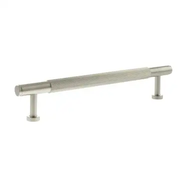 Click Here To Enlarge This Photo Of MHCL17160SN - Millhouse Brass Battersea Linear T-Bar Cabinet Pull Handle 160mm - Satin Nickel