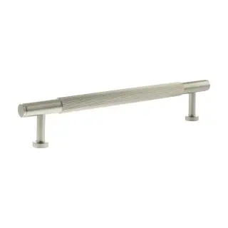 MHCL17160SN - Millhouse Brass Battersea Linear T-Bar Cabinet Pull Handle 160mm - Satin Nickel