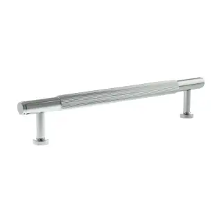 MHCL17160PC - Millhouse Brass Battersea Linear T-Bar Cabinet Pull Handle 160mm - Polished Chrome