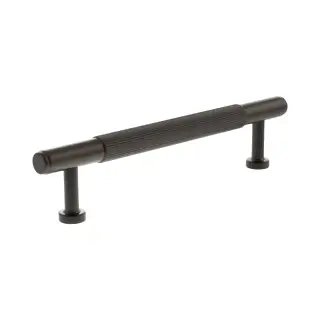 MHCL17128UDB - Millhouse Brass Battersea Linear T-Bar Cabinet Pull Handle 128mm - Urban Dark Bronze