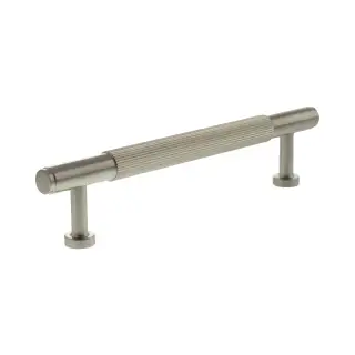 MHCL17128SN - Millhouse Brass Battersea Linear T-Bar Cabinet Pull Handle 128mm - Satin Nickel
