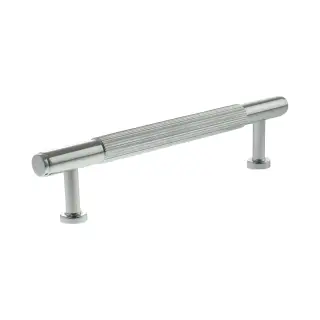 MHCL17128PC - Millhouse Brass Battersea Linear T-Bar Cabinet Pull Handle 128mm - Polished Chrome