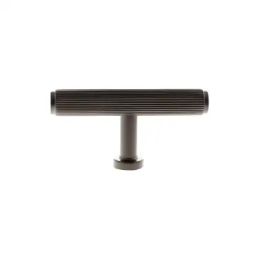 Click Here To Enlarge This Photo Of MHCL1675UDB - Millhouse Brass Battersea Linear T-Bar Cabinet Knob Handle - Urban Dark Bronze