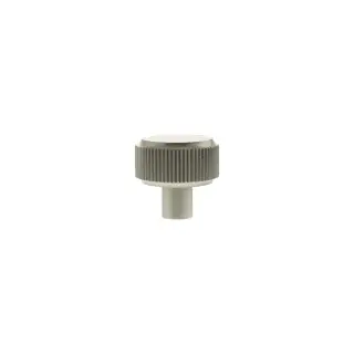MHCL1532SN - Millhouse Brass Battersea Linear Round Cabinet Knob Handle - Satin Nickel