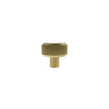 Click Here To Enlarge This Photo Of MHCL1532SB - Millhouse Brass Battersea Linear Round Cabinet Knob Handle - Satin Brass