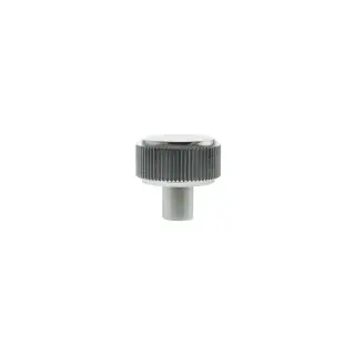 MHCL1532PC - Millhouse Brass Battersea Linear Round Cabinet Knob Handle - Polished Chrome
