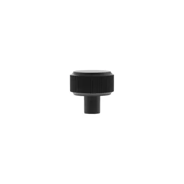 Click Here To Enlarge This Photo Of MHCL1532MB - Millhouse Brass Battersea Linear Round Cabinet Knob Handle - Matt Black