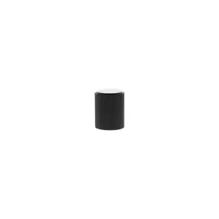 MHCL1420MB - Millhouse Brass Battersea Linear Cylinder Cabinet Knob Handle - Matt Black