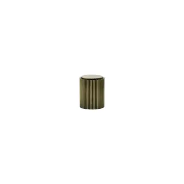 Click Here To Enlarge This Photo Of MHCL1420AB - Millhouse Brass Battersea Linear Cylinder Cabinet Knob Handle - Antique Brass