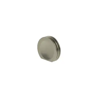 MHCL1338SN - Millhouse Brass Battersea Linear Finger Pull Cabinet Knob Handle - Satin Nickel