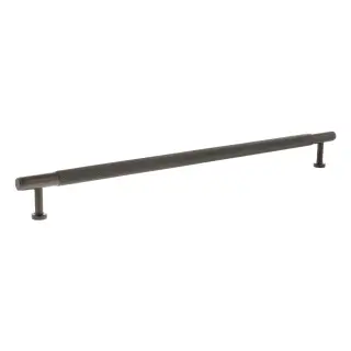 MHCK17320UDB - Millhouse Brass Eiffel Knurled T-Bar Cabinet Pull Handle 320mm - Urban Dark Bronze