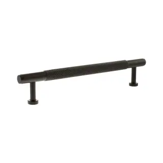 MHCK17160UDB - Millhouse Brass Eiffel Knurled T-Bar Cabinet Pull Handle 160mm - Urban Dark Bronze
