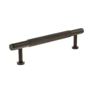 MHCK17128UDB - Millhouse Brass Eiffel Knurled T-Bar Cabinet Pull Handle 128mm - Urban Dark Bronze
