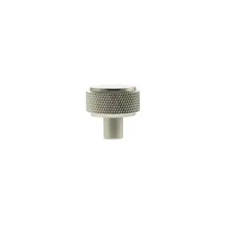 MHCK1532SN - Millhouse Brass Eiffel Knurled Round Cabinet Knob Handle - Satin Nickel