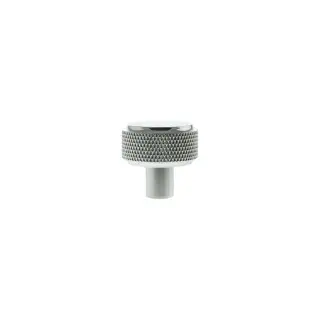 MHCK1532PC - Millhouse Brass Eiffel Knurled Round Cabinet Knob Handle - Polished Chrome