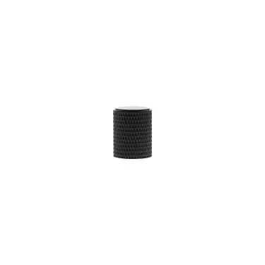 Click Here To Enlarge This Photo Of MHCK1420MB - Millhouse Brass Eiffel Knurled Cylinder Cabinet Knob Handle - Matt Black
