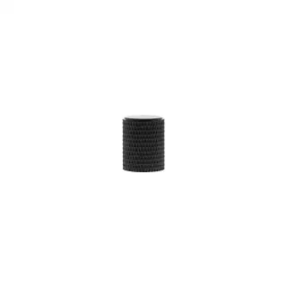 MHCK1420MB - Millhouse Brass Eiffel Knurled Cylinder Cabinet Knob Handle - Matt Black