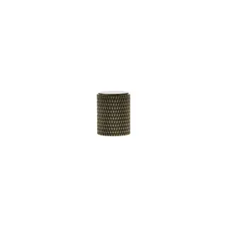 MHCK1420AB - Millhouse Brass Eiffel Knurled Cylinder Cabinet Knob Handle - Antique Brass