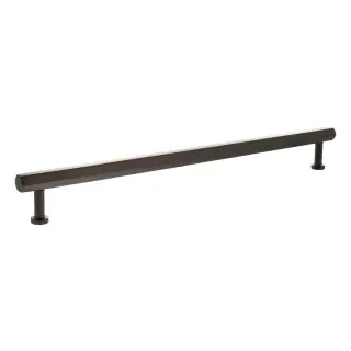 MHCH17320UDB - Millhouse Brass Pennington Hexagonal T-Bar Cabinet Pull Handle 320mm - Urban Dark Bronze