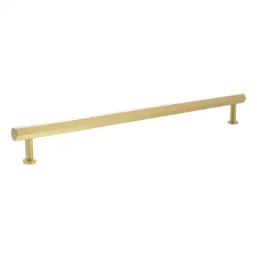 Click Here To Enlarge This Photo Of MHCH17320SB - Millhouse Brass Pennington Hexagonal T-Bar Cabinet Pull Handle 320mm - Satin Brass