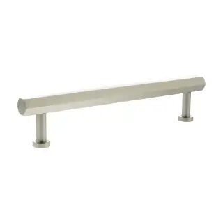 MHCH17160SN - Millhouse Brass Pennington Hexagonal T-Bar Cabinet Pull Handle 160mm - Satin Nickel