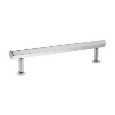 Click Here To Enlarge This Photo Of MHCH17160PC - Millhouse Brass Pennington Hexagonal T-Bar Cabinet Pull Handle 160mm - Polished Chrome