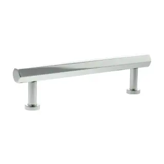 MHCH17128PC - Millhouse Brass Pennington Hexagonal T-Bar Cabinet Pull Handle 128mm - Polished Chrome