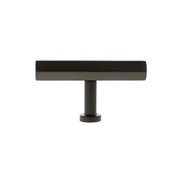 Click Here To Enlarge This Photo Of MHCH1675UDB - Millhouse Brass Pennington Hexagonal T-Bar Cabinet Knob Handle - Urban Dark Bronze