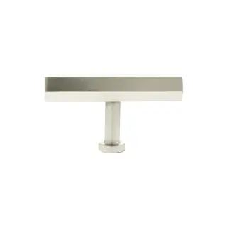 MHCH1675SN - Millhouse Brass Pennington Hexagonal T-Bar Cabinet Knob Handle - Satin Nickel