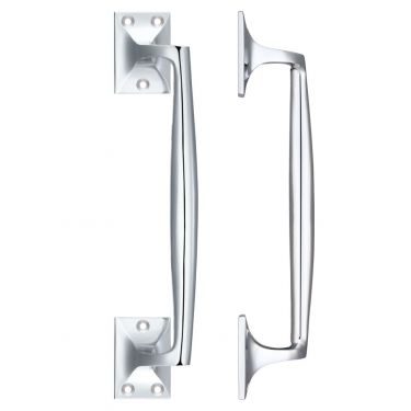 Click Here To Enlarge This Photo Of FB113CP - Zoo Hardware Fulton & Bray Cast Brass Pull Handle - 250mm Polished Chrome