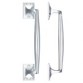 FB113CP - Zoo Hardware Fulton & Bray Cast Brass Pull Handle - 250mm Polished Chrome