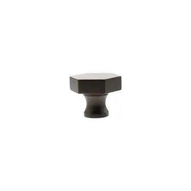 Click Here To Enlarge This Photo Of MHCH1532UDB - Millhouse Brass Pennington Hexagonal Cabinet Knob Handle - Urban Dark Bronze